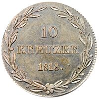 سکه 10 کروزر ویلهلم یکم از ورتمبرگ
