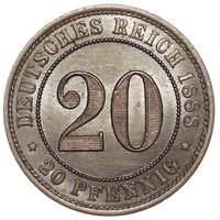 سکه 20 فینیگ فردریش سوم از امپراتوری آلمان