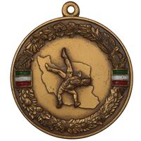 مدال کشتی فرنگی قهرمانی کشور - AU - محمد رضا شاه