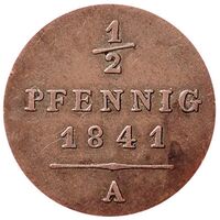 سکه 1/2 فینیگ هاینریش شصت و دوم از روس-اشلایز