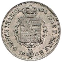 سکه 1/6 تالر ارنست آنتون از ساکس-کوبورگ-گوتا