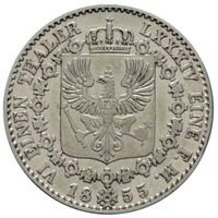 سکه 1/6 تالر فردریش ویلهلم چهارم از پروس