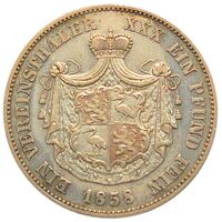 سکه 1 فرینز تالر هاینریش بیستم از روس-اُبرگریز