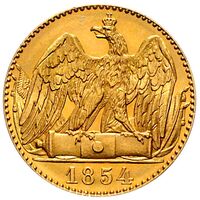 سکه 2 فردریش دُر طلا فردریش ویلهلم چهارم از پروس