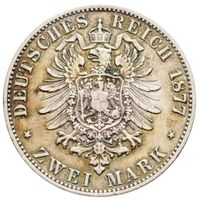 سکه 2 مارک هاینریش بیست و دوم از روس-اُبرگریز