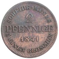 سکه 2 فینیگ ارنست آنتون از ساکس-کوبورگ-گوتا