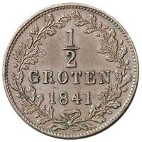 سکه 1/2 گروتن از برمن
