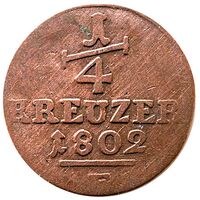 سکه 1/4 کروزر ویلهلم یکم از هسن-کسل