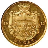 سکه 1 دوکات طلا کارل یکم از آیزنبورگ
