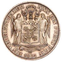 سکه 1 فرینز تالر آدولف گئورگ از شاومبورگ-لیپه