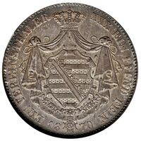 سکه 1 فرینزتالر ارنست آگوست از ساکس-کوبورگ-گوتا