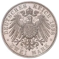 سکه 2 مارک آلبرت از شوآرتزبورگ-رودولشتات