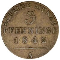 سکه 3 فینیگ فردریش گونتر از شوآرتزبورگ-رودولشتات