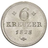 سکه 6 کروزر ویلهلم دوم از هسه-کسل
