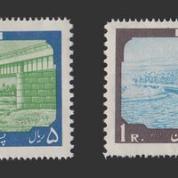 تمبر افتتاح پل خرمشهر 1338 - محمدرضا شاه