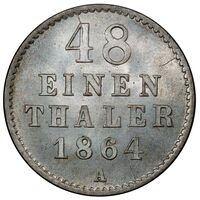 سکه 1/48 تالر فردریش ویلهلم از مكلنبورگ-استرلیتز