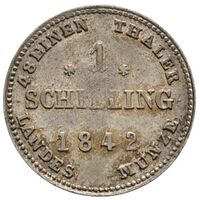 سکه 1 شیلینگ فردریش فرانتس دوم از مكلنبورگ-شوورین
