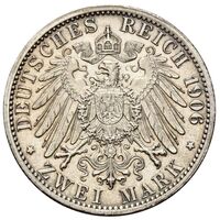 سکه 2 مارک لئوپولد چهارم از لیپه