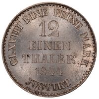 سکه 1/12 تالر ارنست آگوست از هانوفر