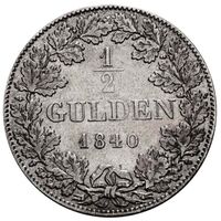 سکه 1/2 گلدن ارنست آگوست از هسه-هامبورگ