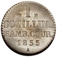 سکه 1 شیلینگ از هامبورگ