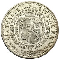 سکه 1 تالر ارنست آگوست از هانوفر