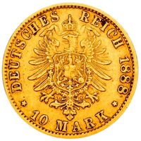 سکه 10 مارک طلا از هامبورگ