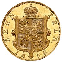 سکه 10 تالر طلا گئورگ پنجم از هانوفر