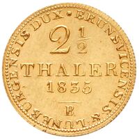 سکه 1/2-2 تالر ویلهلم چهارم از هانوفر