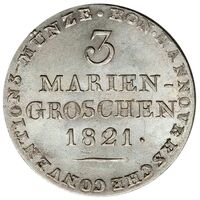 سکه 3 مارین گروشن گئورگ چهارم از هانوفر
