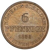 سکه 6 فینیگ گئورگ پنجم از هانوفر
