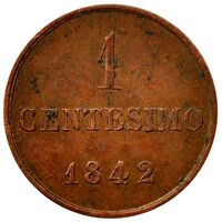 سکه 1 سنتسیمو کارلو آلبرتو