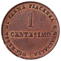 سکه 1 سنتسیمو ماریا لوئیجا