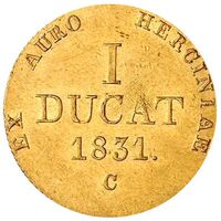 سکه 1 دوکات طلا ویلهلم چهارم از هانوفر