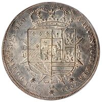 سکه 1 فرانچسکون (10 پائولو) شارل لوئی