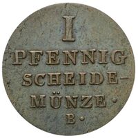 سکه 1 فینیگ گئورگ چهارم از هانوفر