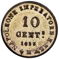 سکه 10 سنتسیمو ناپلئون یکم