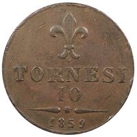 سکه 10 تورنسی فرانچسکو دوم