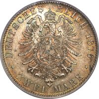 سکه 2 مارک لودویگ دوم از باواریا
