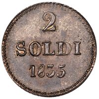 سکه 2 سولدو کارلو لودوویکو