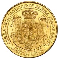 سکه 20 لیره طلا ماریا لوئیجا