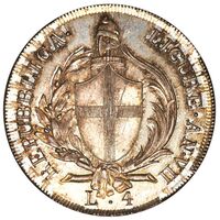 سکه 4 لیره جمهوری جنوا