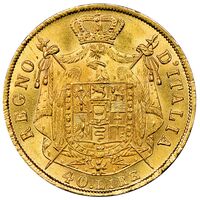 سکه 40 لیره طلا ناپلئون یکم