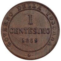 سکه 1 سنتسیمو ویکتور امانوئل دوم