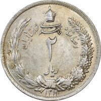 سکه 2 ریال 1311 - MS63 - رضا شاه
