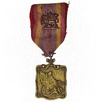 مدال برنز نجات آذربایجان (متفاوت) با روبان فابریک - EF - محمد رضا شاه