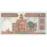 اسکناس 1000 ریال (نوربخش - عادلی) امضاء بزرگ - تک - UNC63 - جمهوری اسلامی