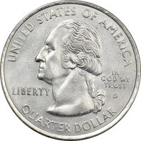 سکه کوارتر دلار 2000D ایالتی (ویرجینیا) - MS61 - آمریکا