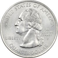 سکه کوارتر دلار 2008P ایالتی (نیومکزیکو) - MS61 - آمریکا
