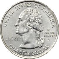 سکه کوارتر دلار 2006D ایالتی (کلرادو) - MS61 - آمریکا